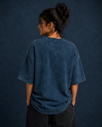 Unisex Acid Washed Oversized Tee