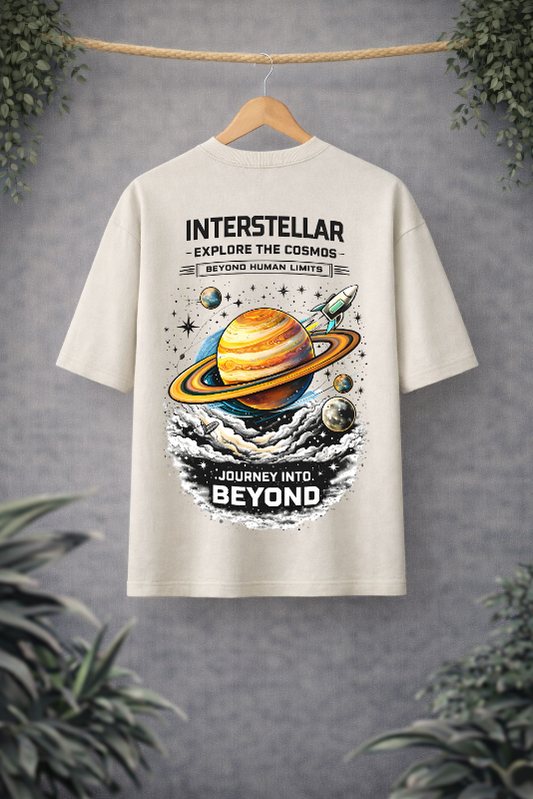 INTERSTELLAR Terry Oversized Tee