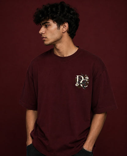 Serpent Bloom Oversized T-Shirt